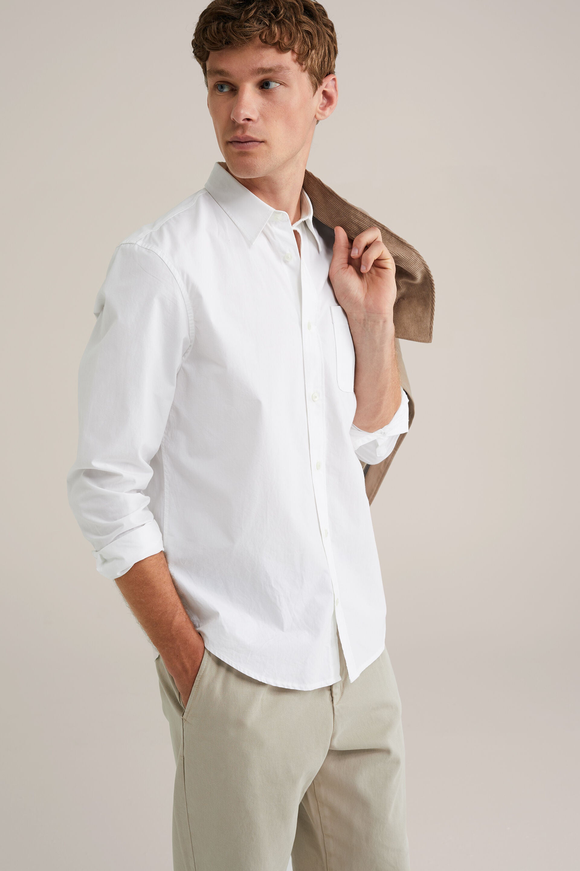 Men's Relaxed Fit Shirt With Stretch