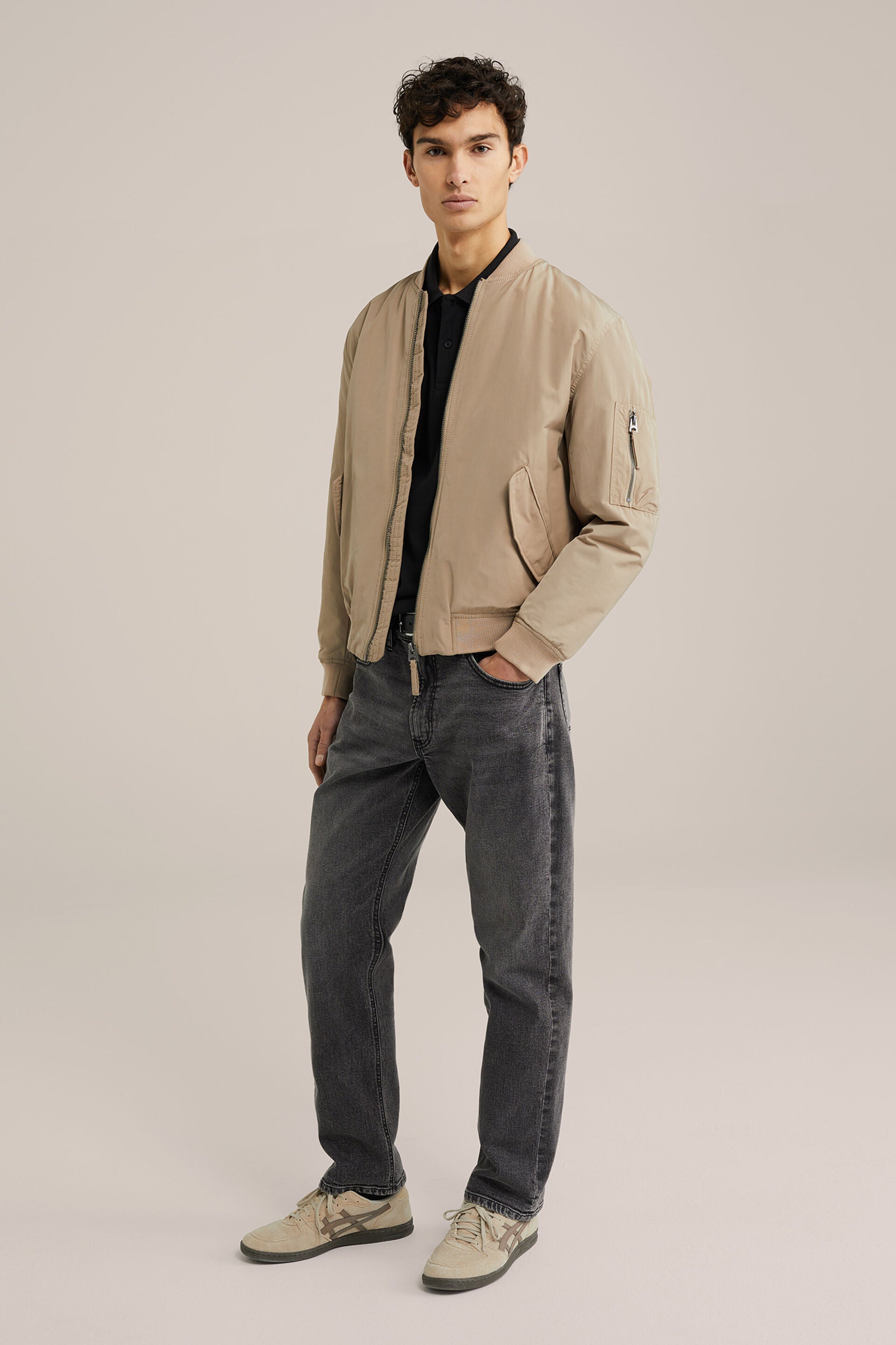 Men's Slim Fit Polo Shirt With Texture