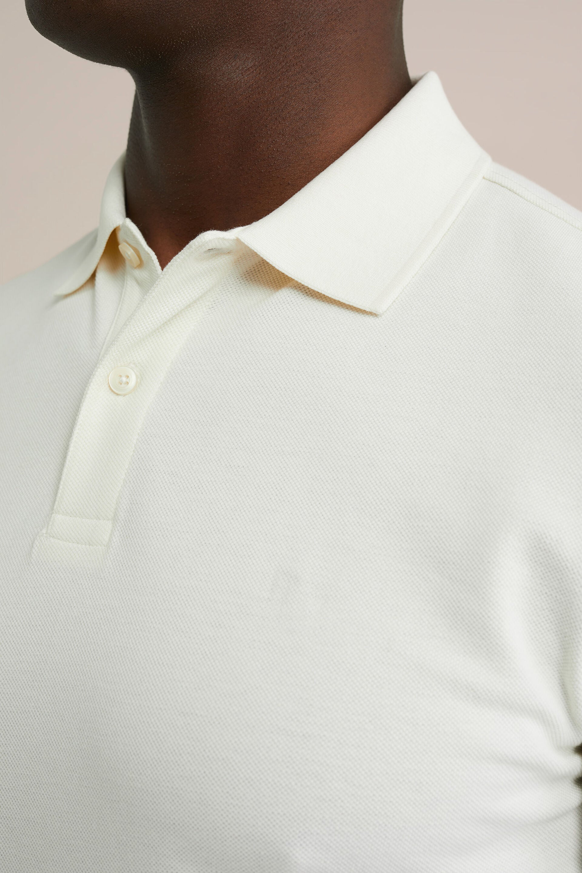 Men's Slim Fit Polo Shirt With Texture