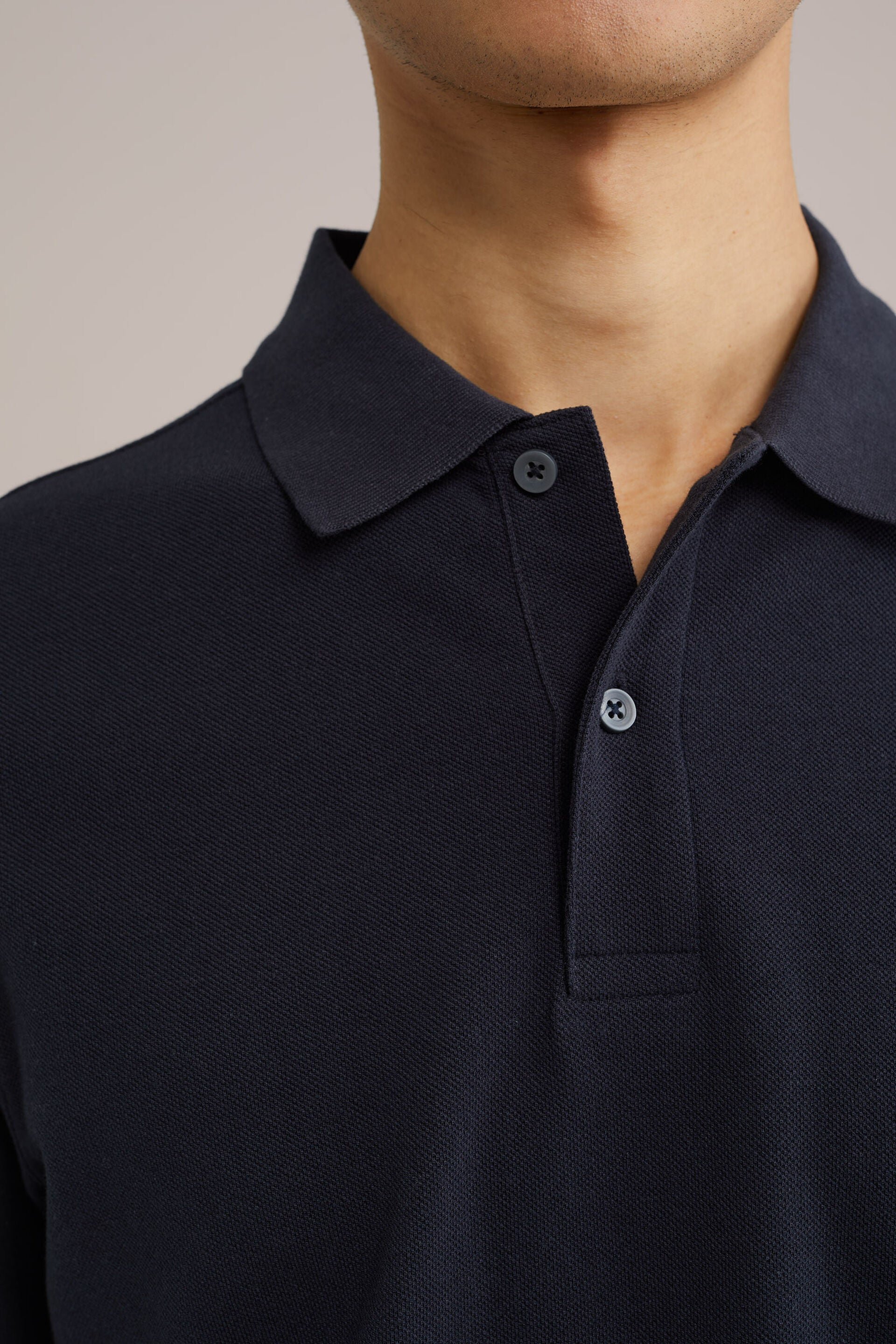 Men's Slim Fit Polo Shirt With Texture
