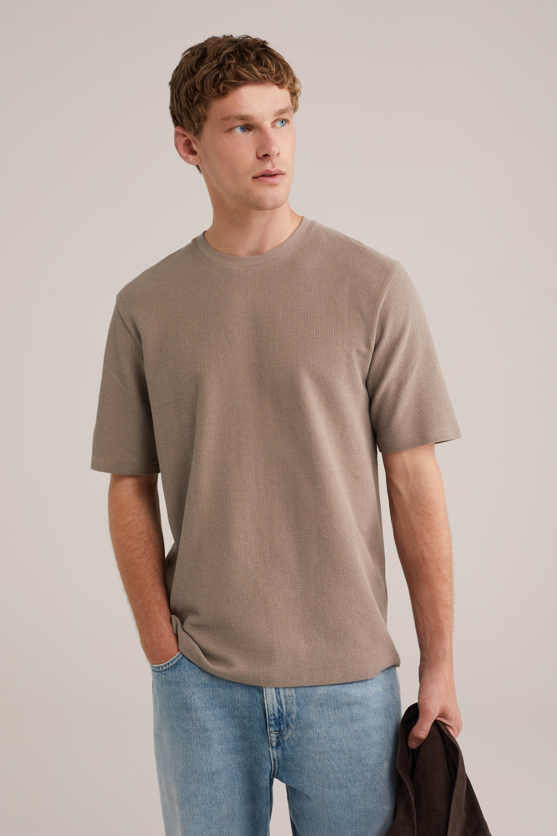 Men's Relaxed Fit Textured T-shirt