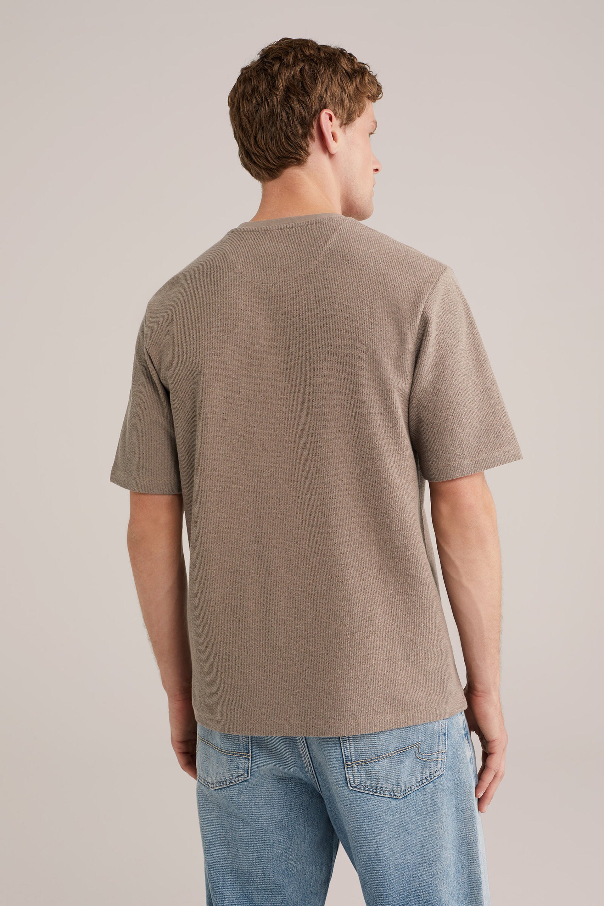 Men's Relaxed Fit Textured T-shirt