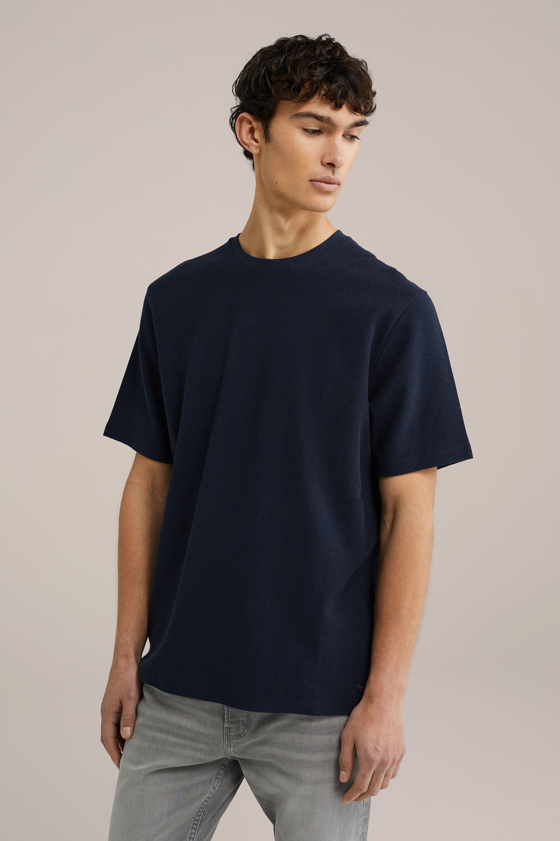 Men's Relaxed Fit Textured T-shirt