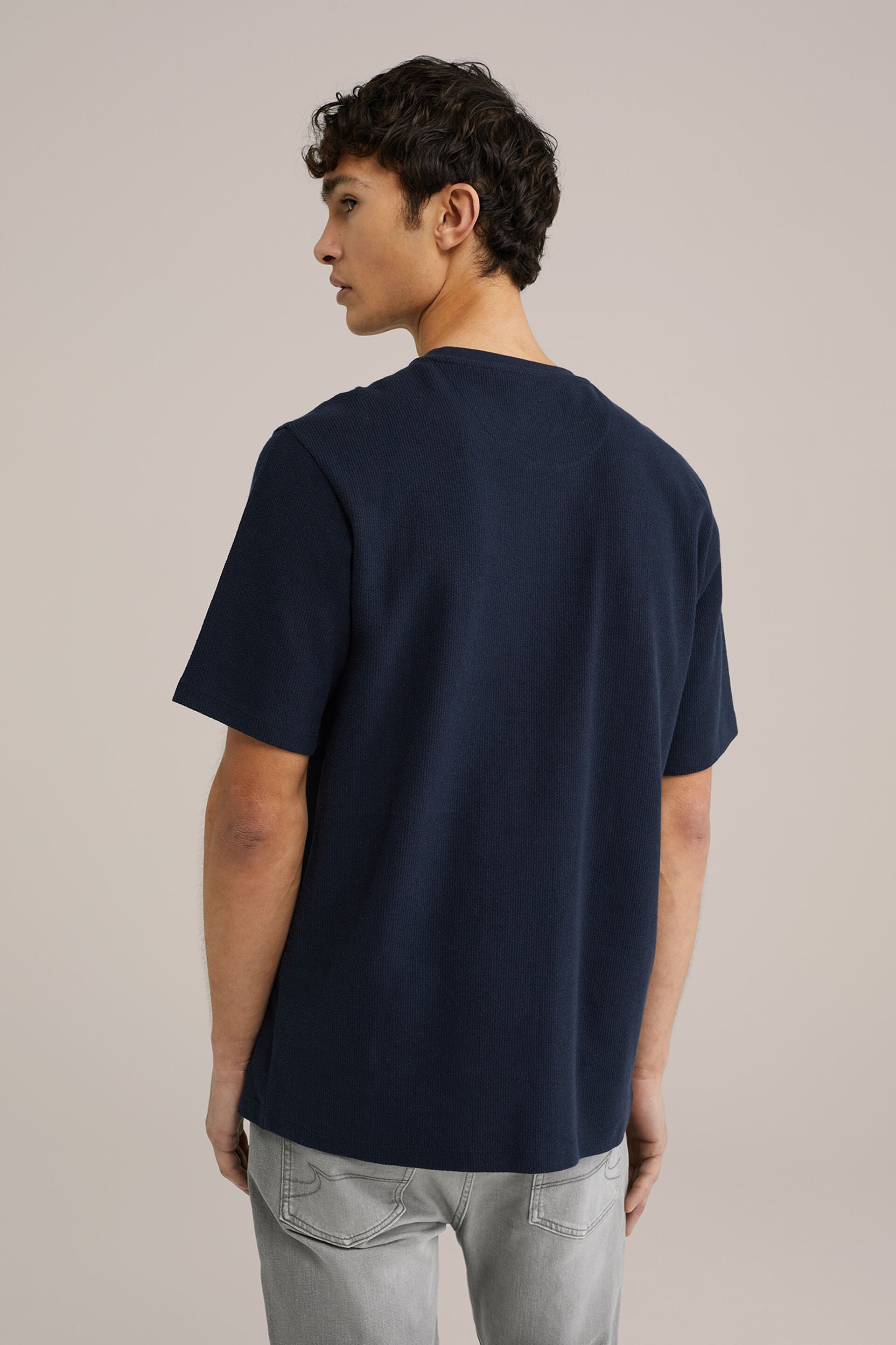 Men's Relaxed Fit Textured T-shirt