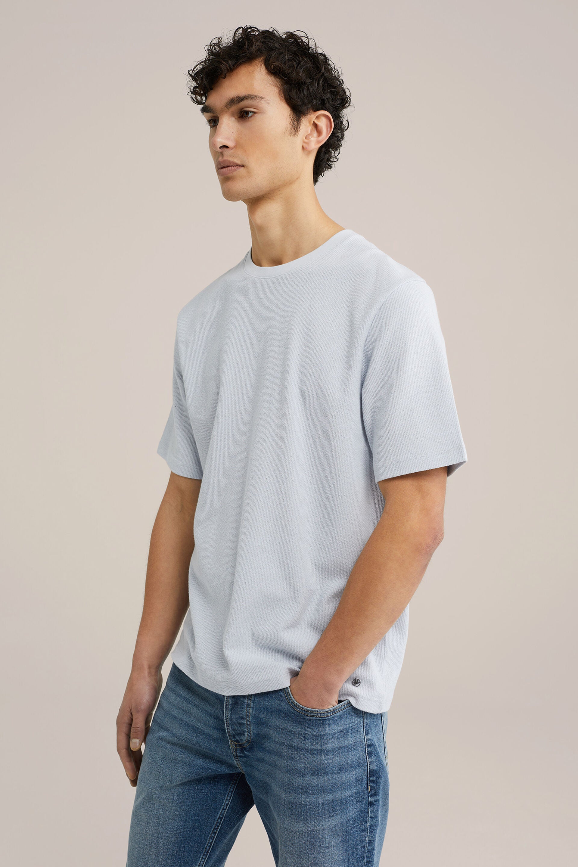 Men's Relaxed Fit Textured T-shirt