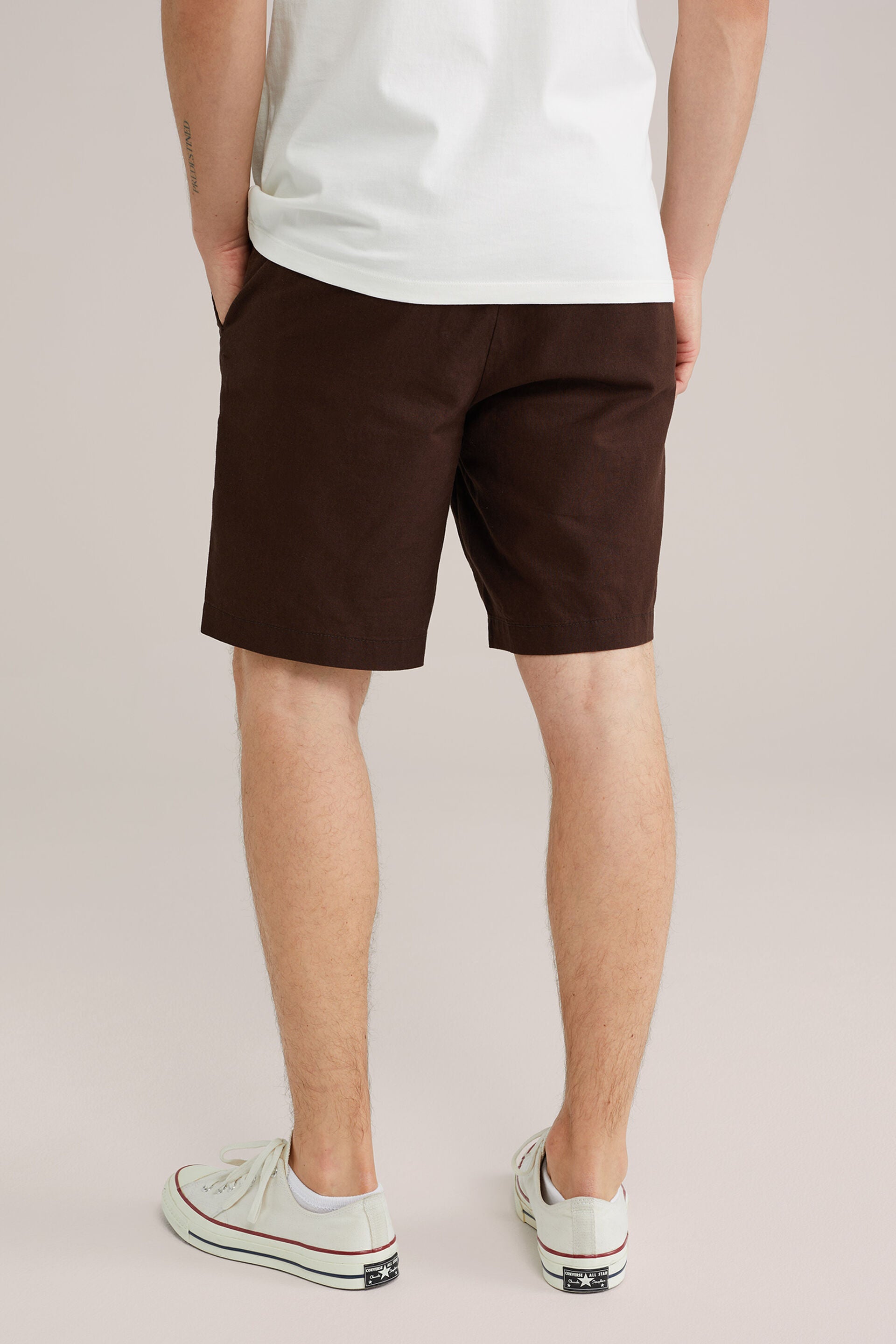 Men's Relaxed Fit Linen Blend Shorts
