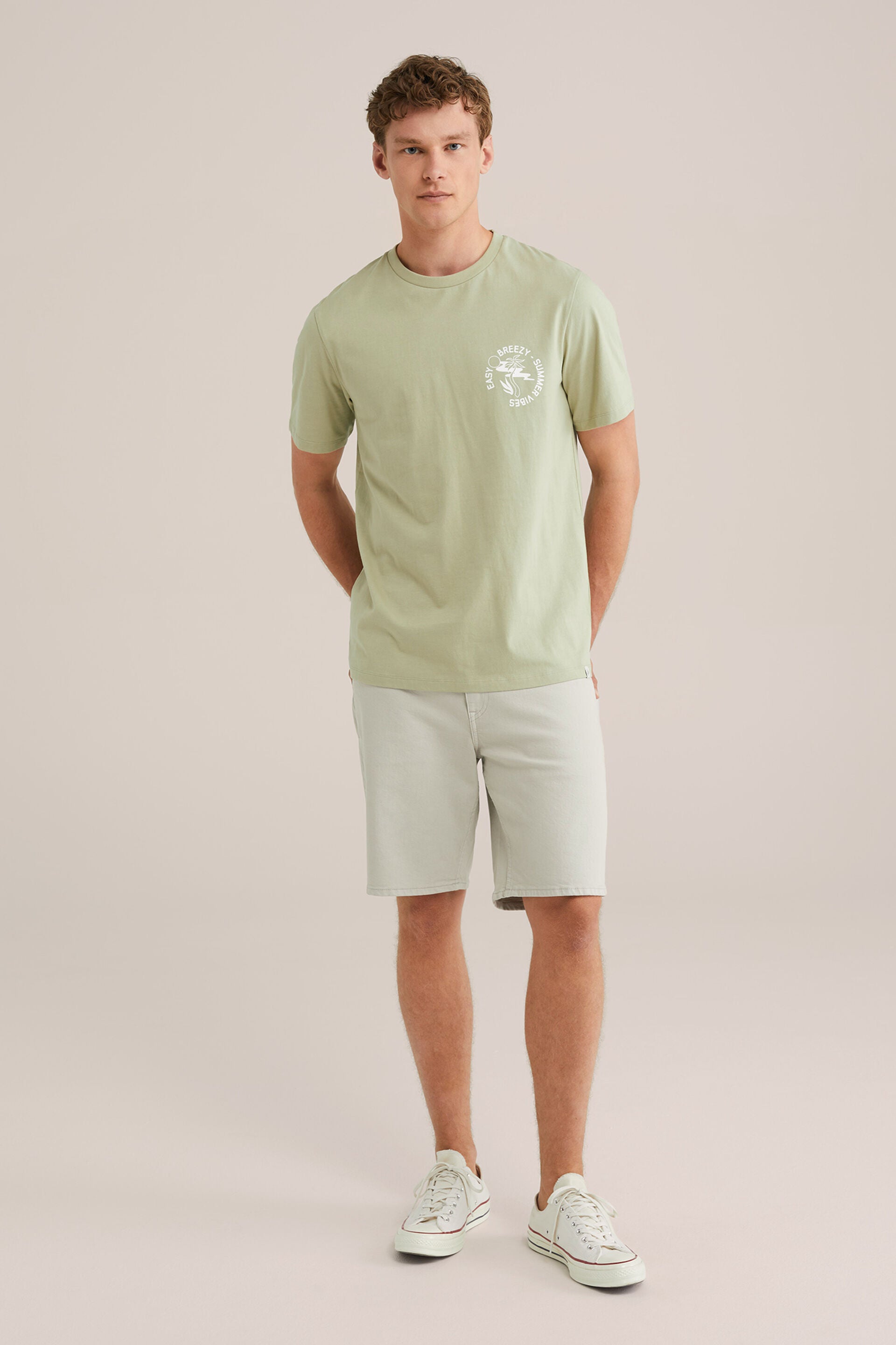 Men's Loose Fit Denim Shorts