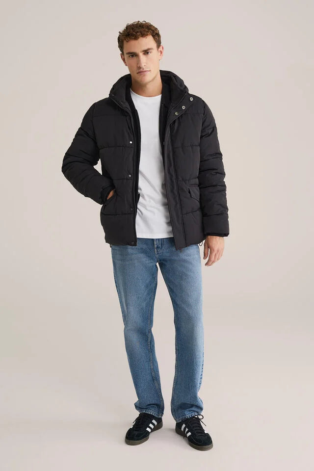 Men’s Regular Fit Hooded Puffer Jacket