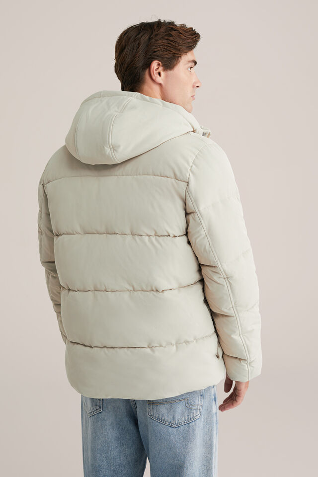 Men’s Regular Fit Hooded Puffer Jacket