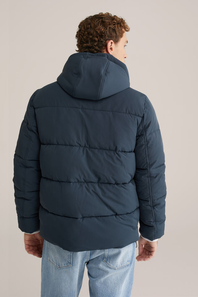 Men’s Regular Fit Hooded Puffer Jacket