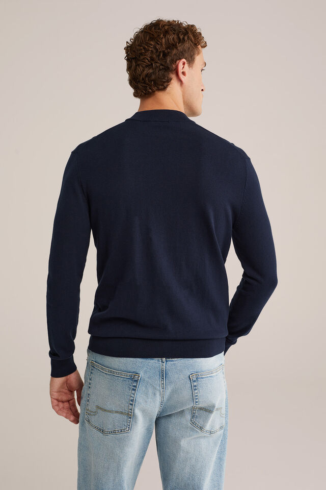 Men’s Slim Fit Fine-Knit Turtleneck Jumper