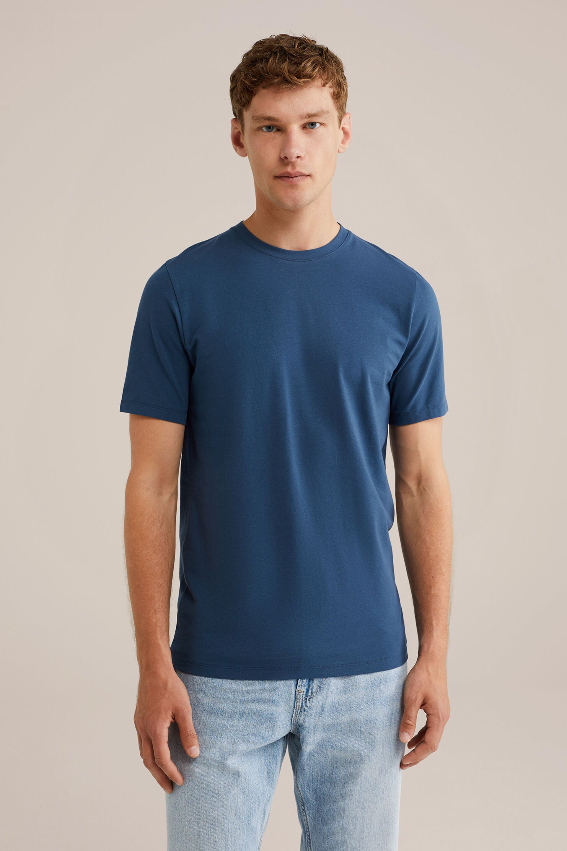 Men's Regular Fit Textured T-Shirt