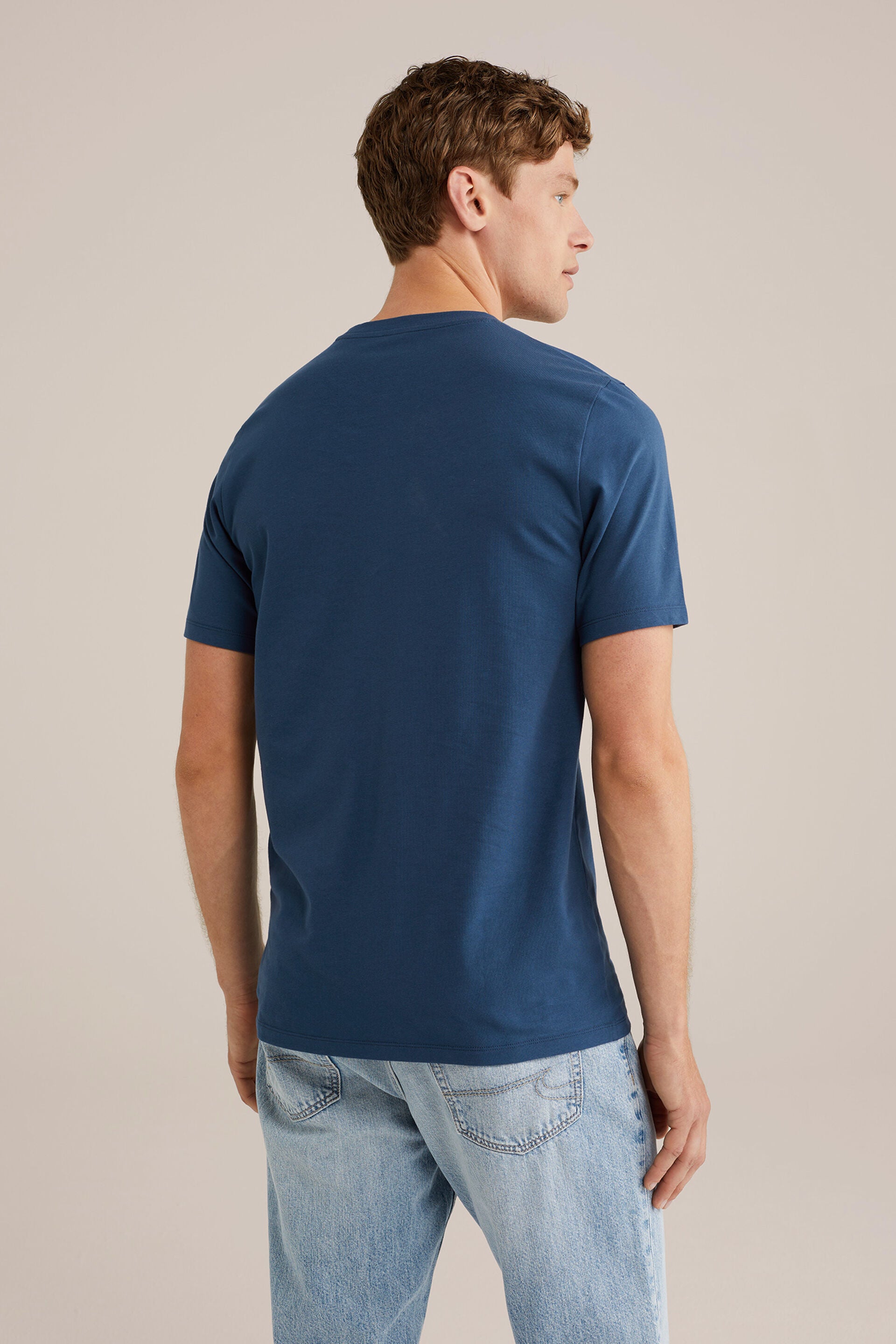 Men's Regular Fit Textured T-Shirt
