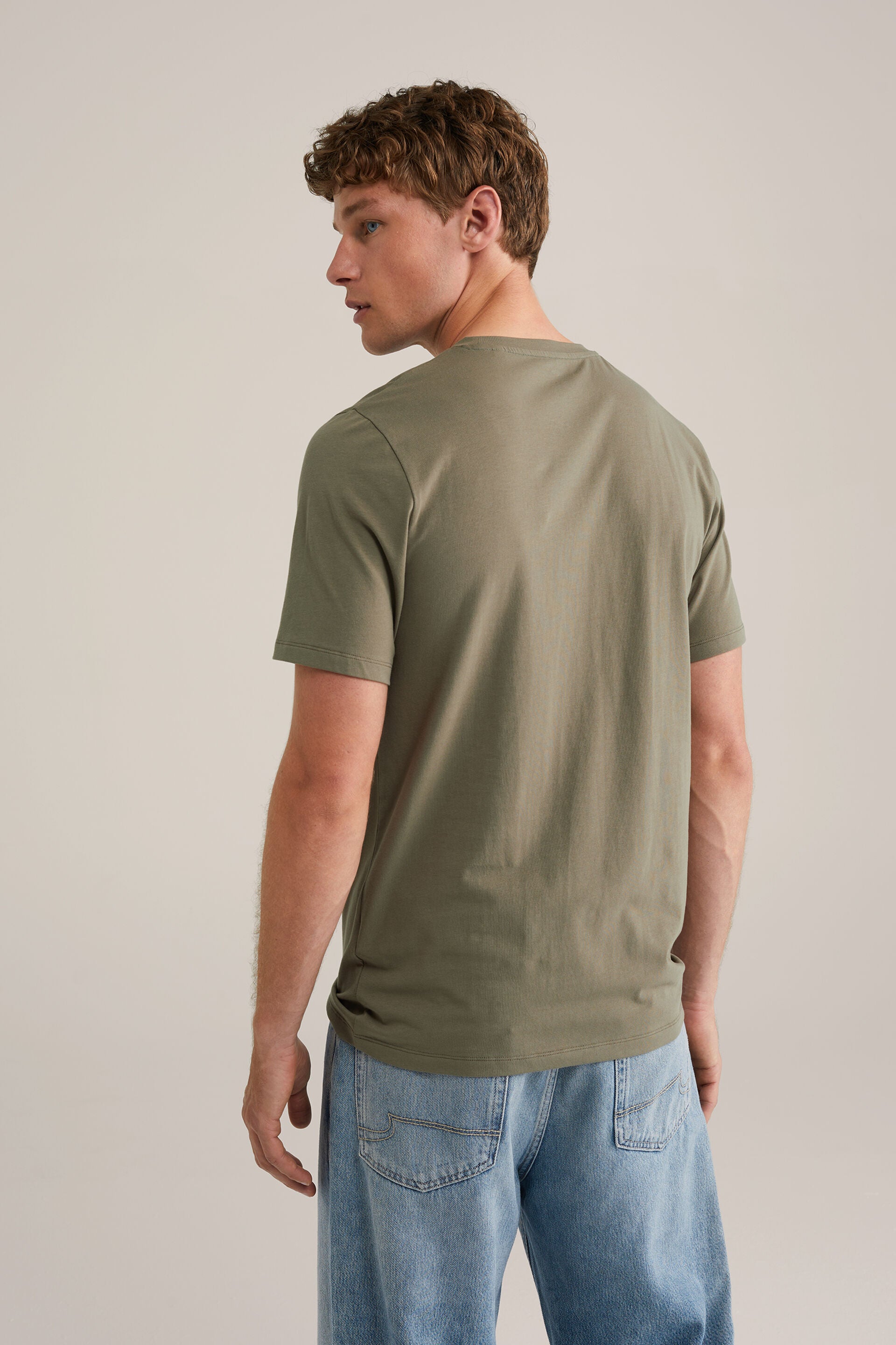 Men's Regular Fit Textured T-Shirt