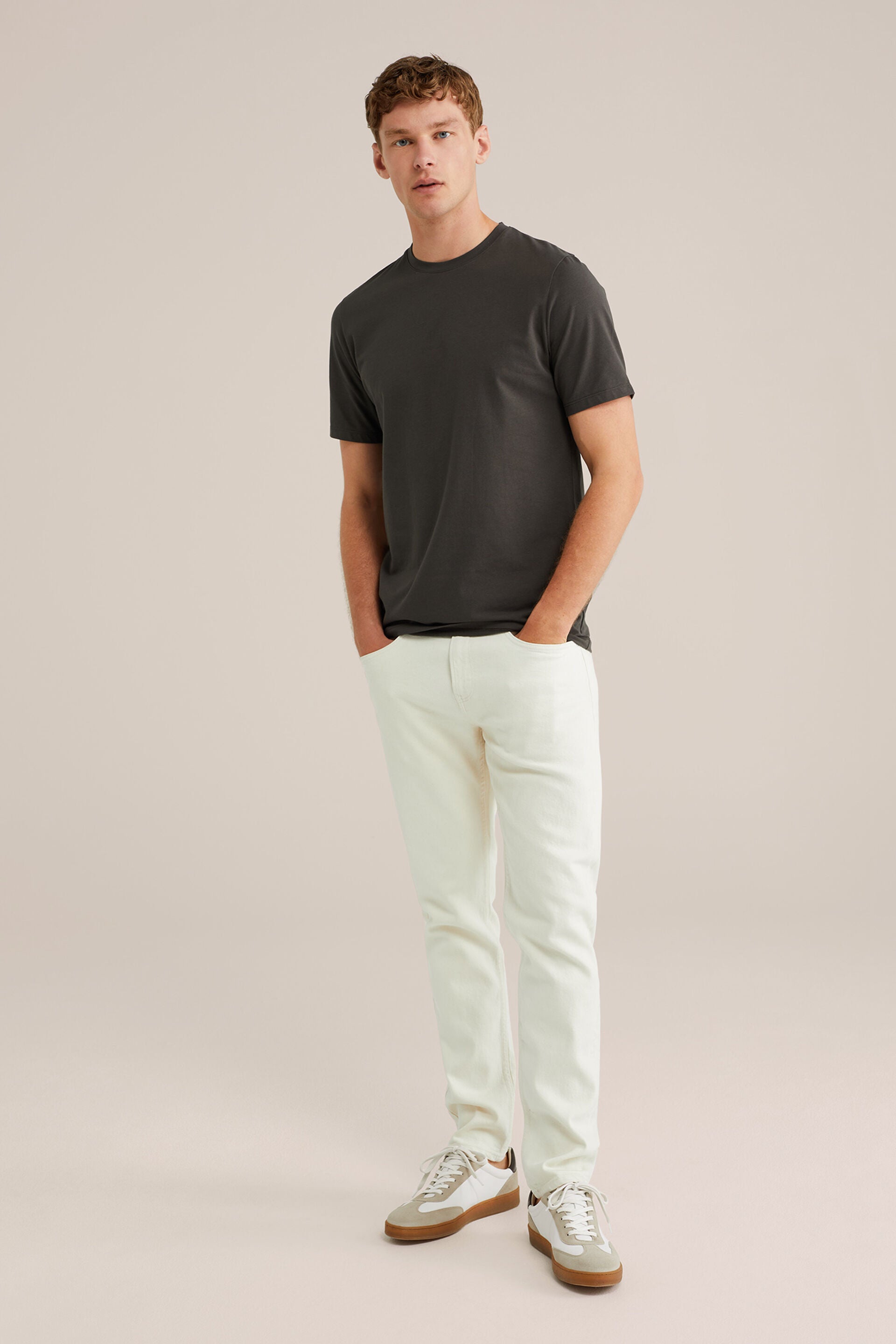 Men's Regular Fit Textured T-Shirt