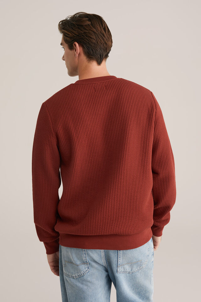Men’s Regular Fit Textured Knit Jumper