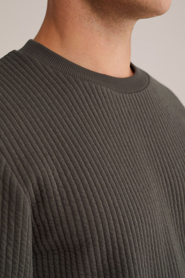 Men’s Regular Fit Textured Knit Jumper