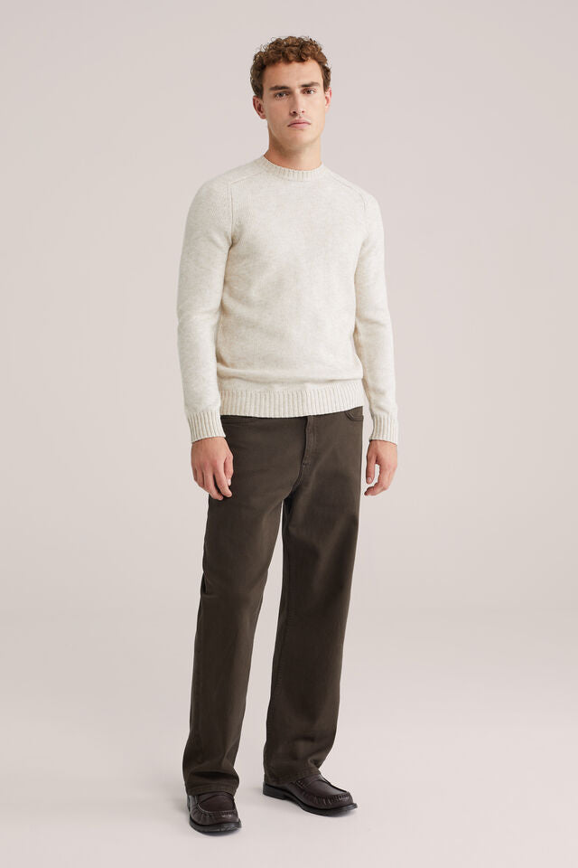 Men’s Regular Fit Wool-Blend Knit Jumper