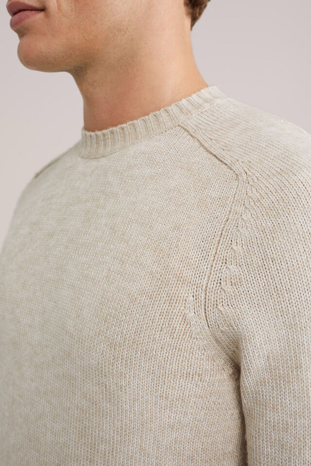 Men’s Regular Fit Wool-Blend Knit Jumper