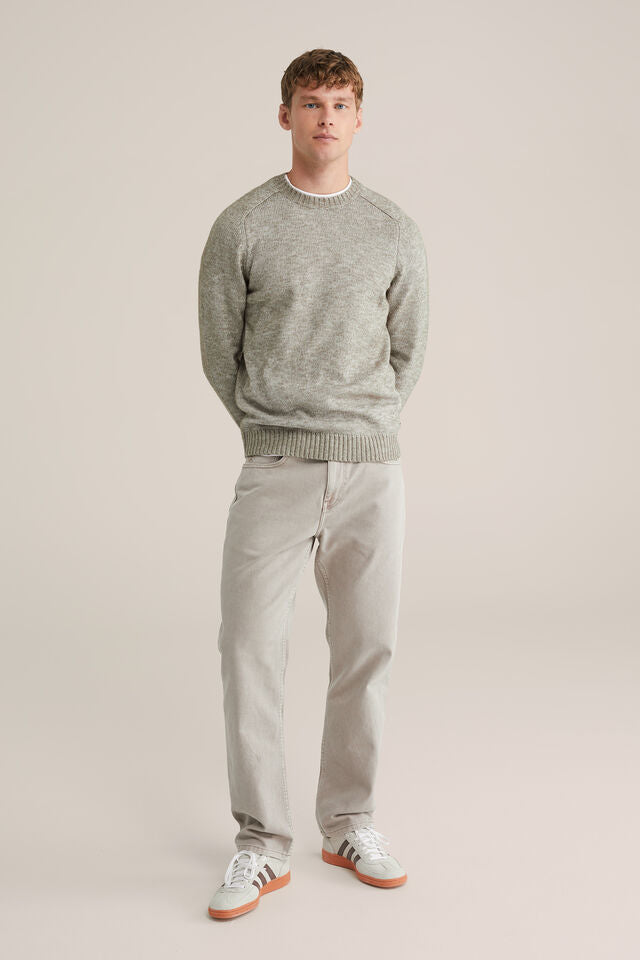 Men’s Regular Fit Wool-Blend Knit Jumper