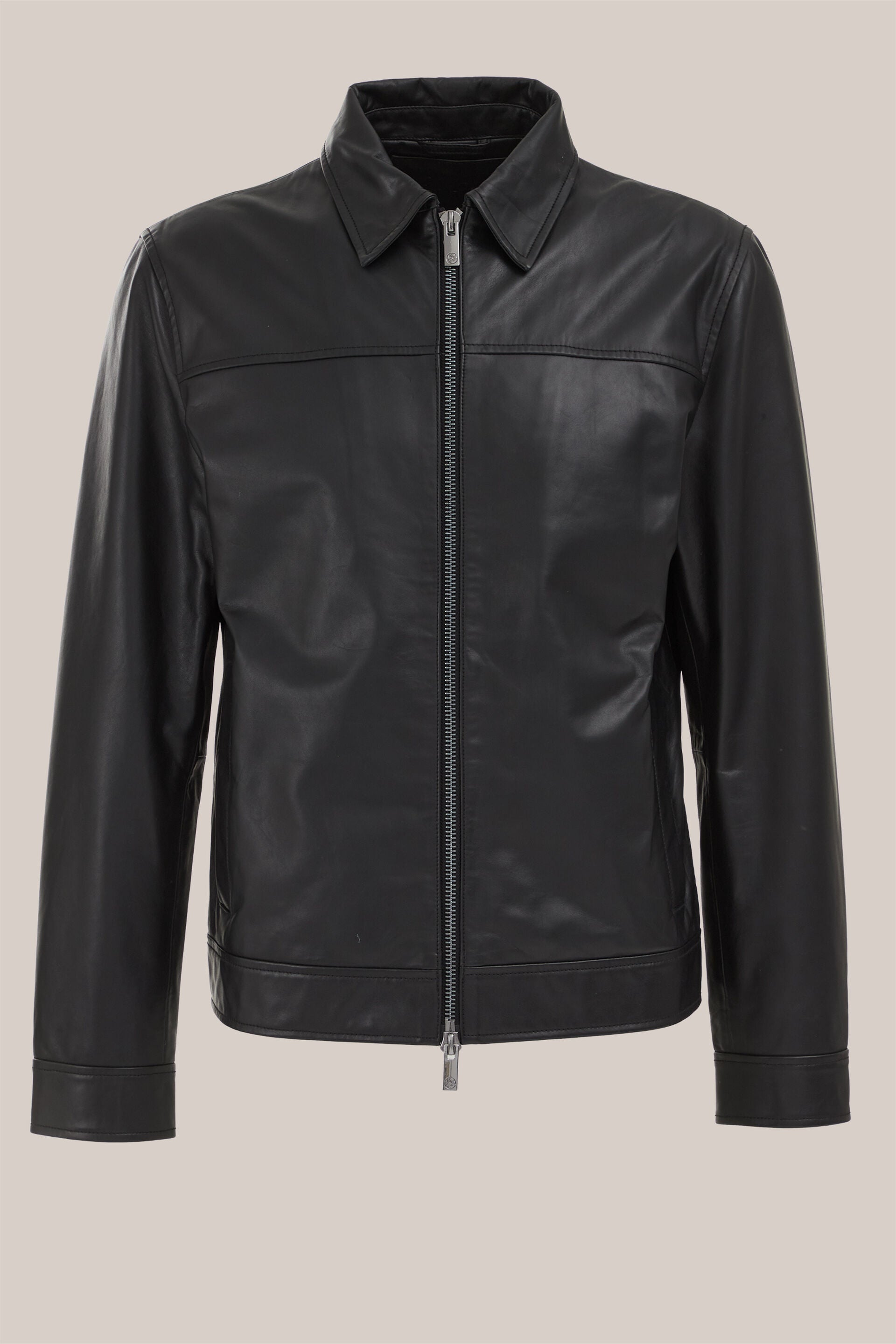 Men’s Regular Fit Leather Jacket