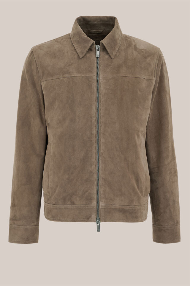 Men’s Regular Fit Suede Jacket