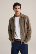 Men’s Regular Fit Suede Jacket
