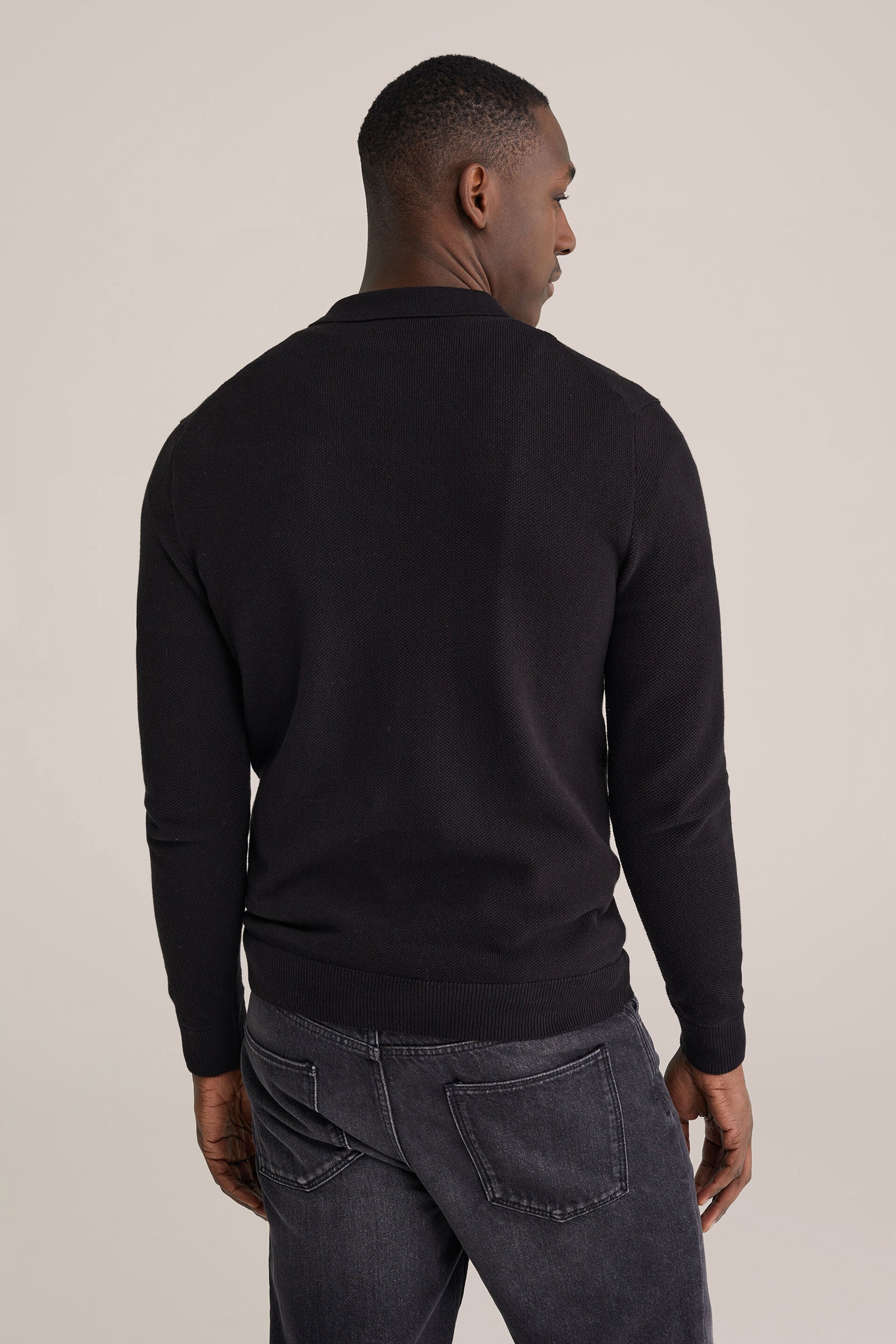 Men's Regular Fit Polo Shirt With Zip