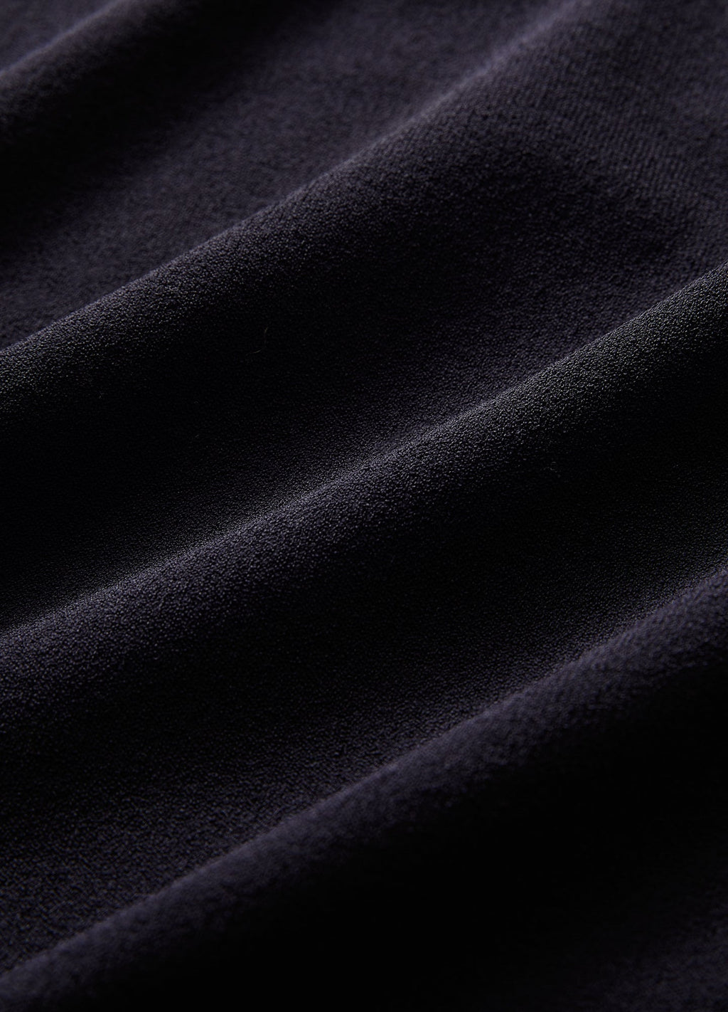 Rully Rib Collar Tech Knit Polo Navy Dark