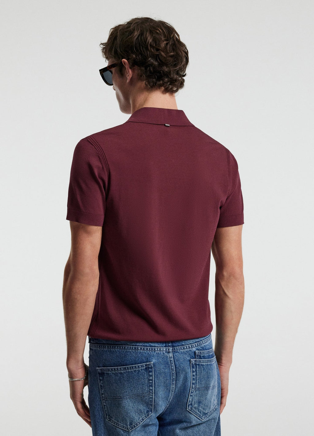 Rully Tech Shoulder Trim Polo Wine