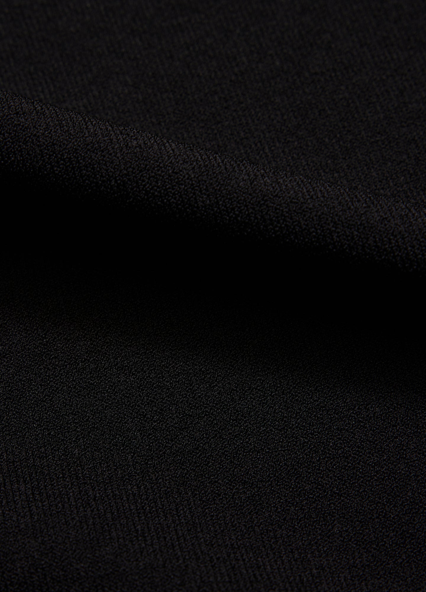 Rully Slim Tech Knit T-Shirt Black