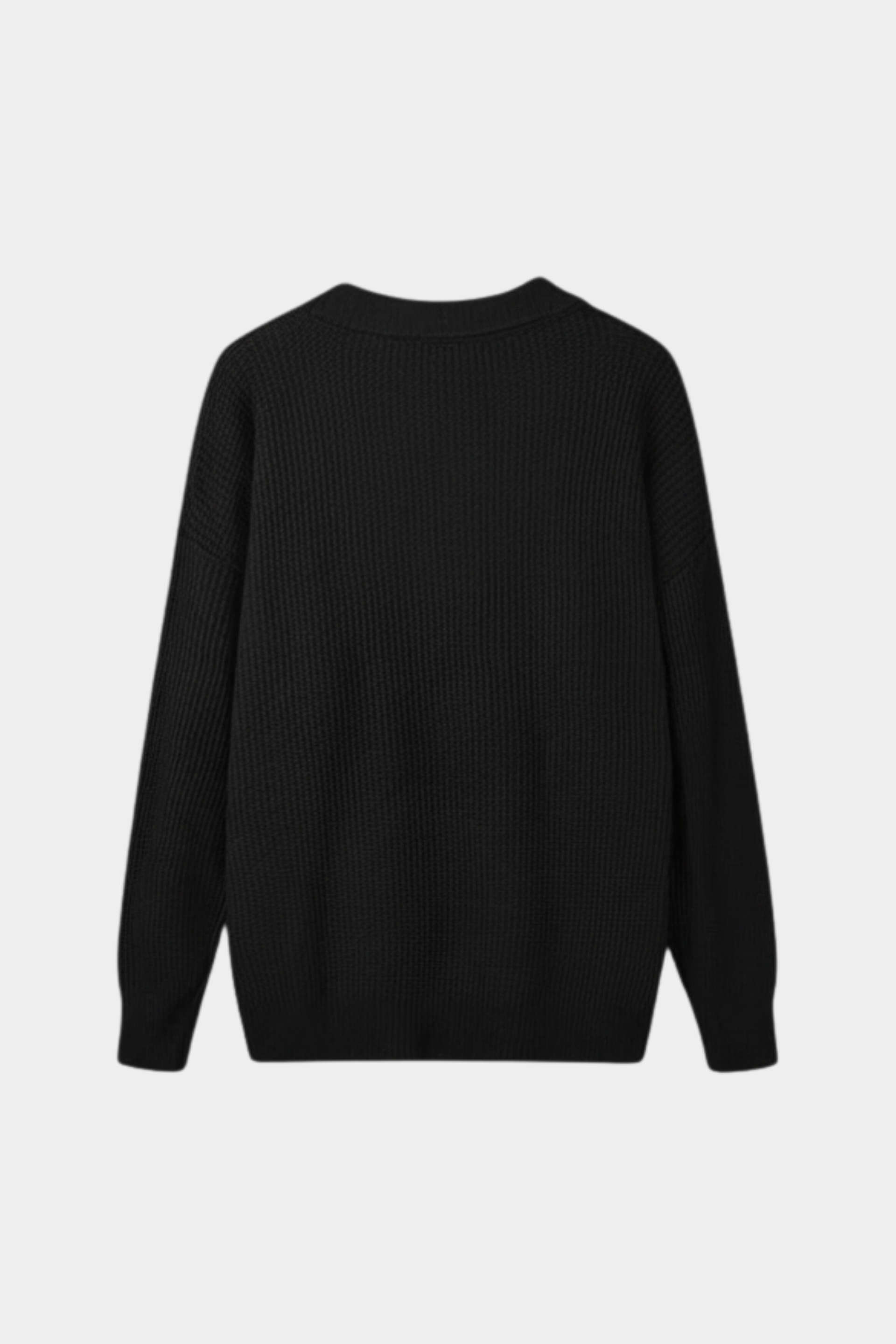 Men’s Half-Zip Knit Polo Jumper – Long Sleeve