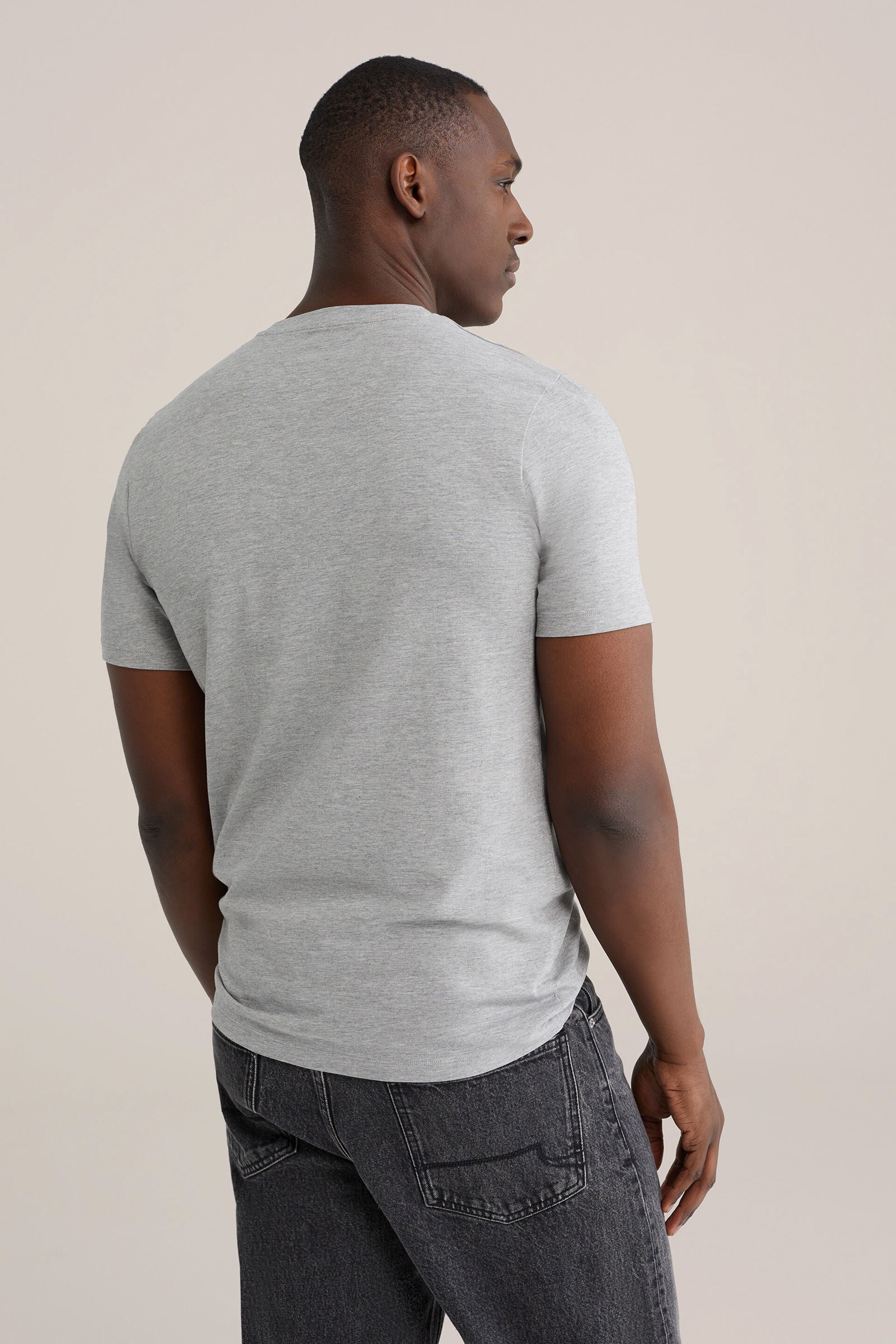 Men's Regular Fit Textured T-Shirt