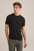 Men's Regular Fit Textured T-Shirt