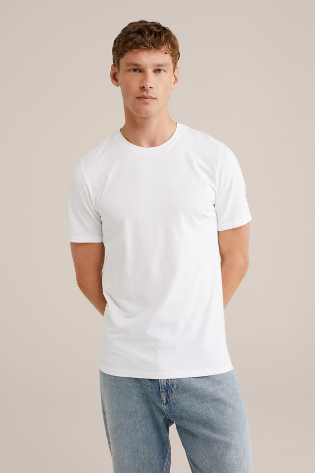 Men's Regular Fit Textured T-Shirt