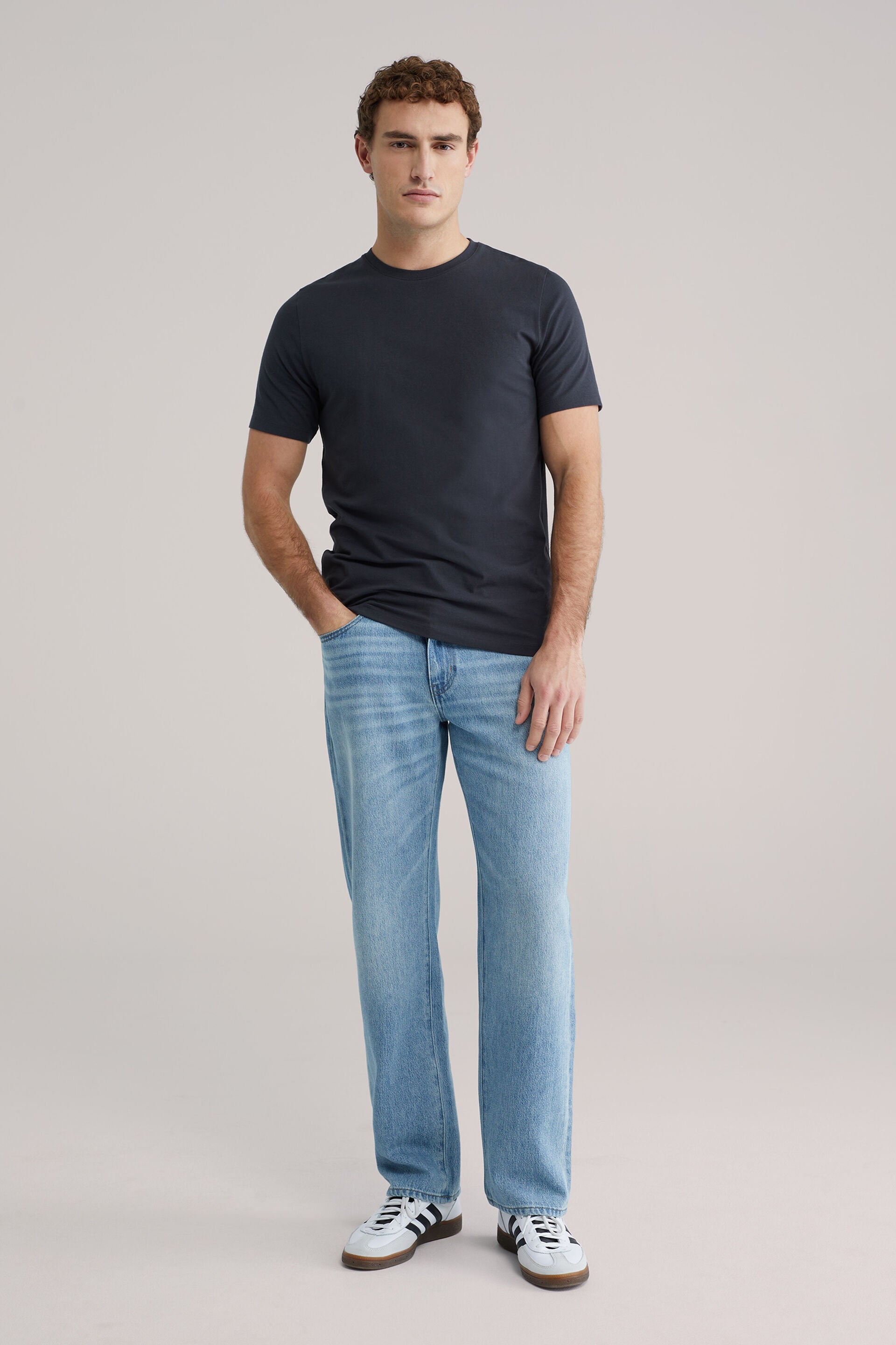Men's Regular Fit Textured T-Shirt