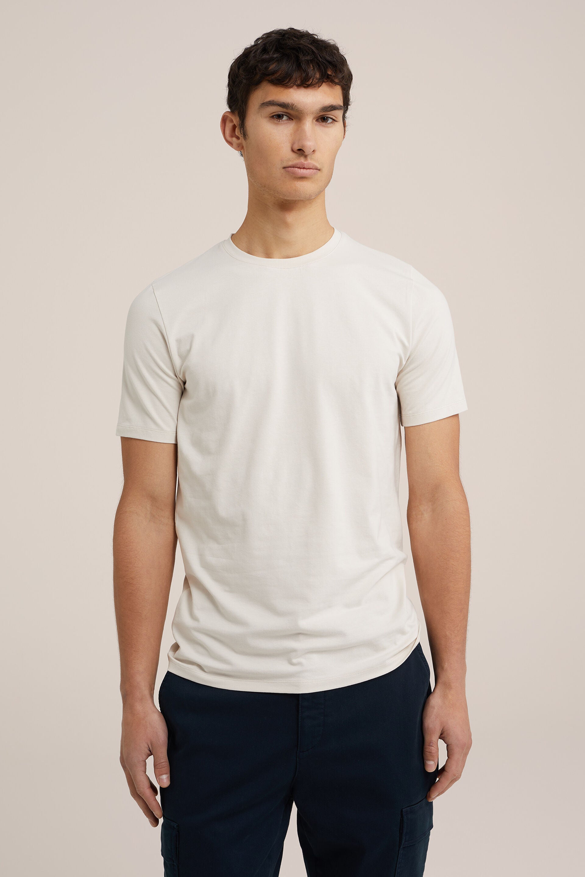 Men's Regular Fit Textured T-Shirt