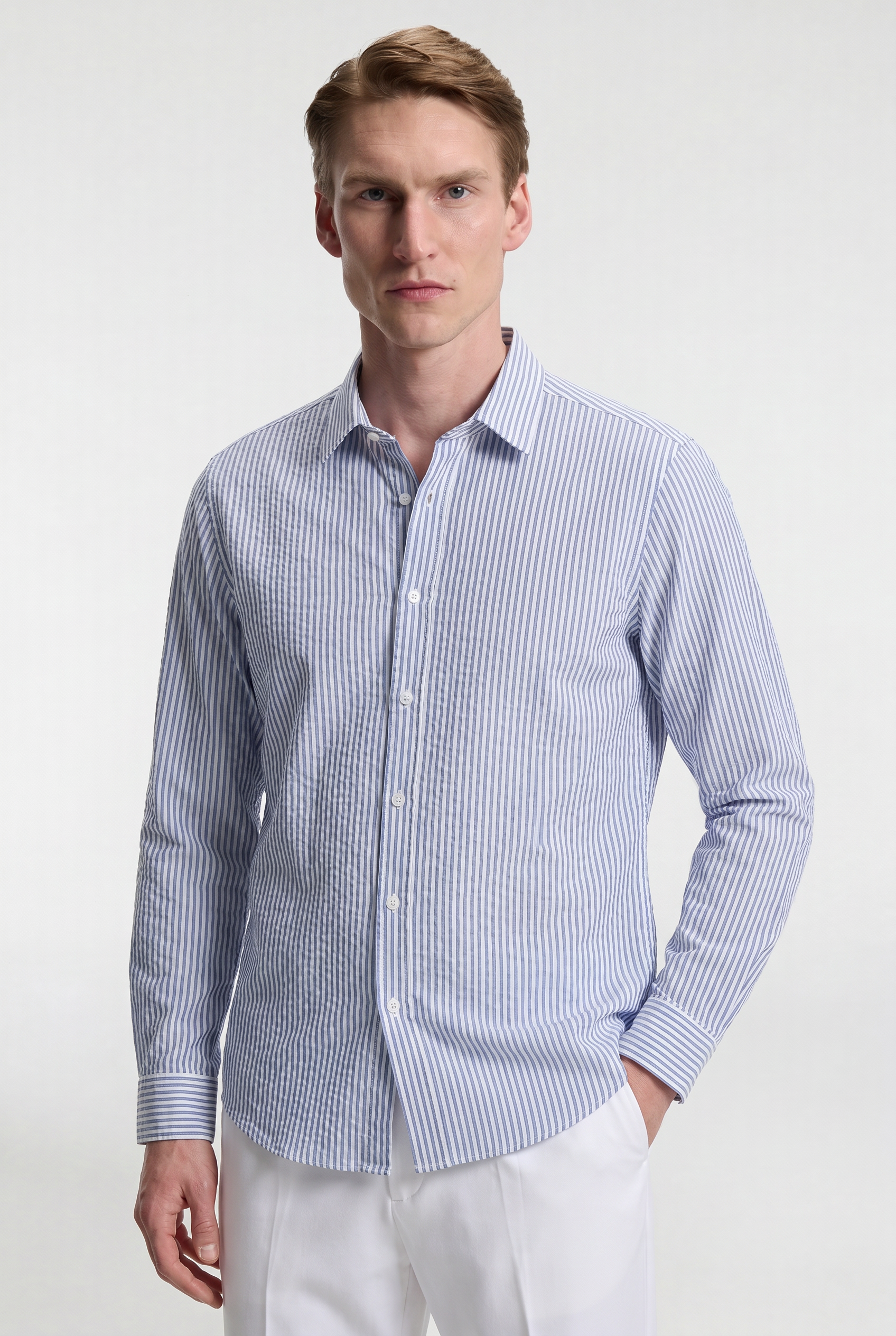Men’s Lightweight Striped Shirt