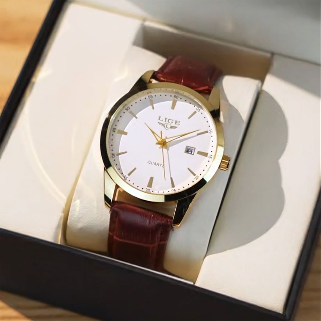 Men’s Watch — Paris (Leather Strap)