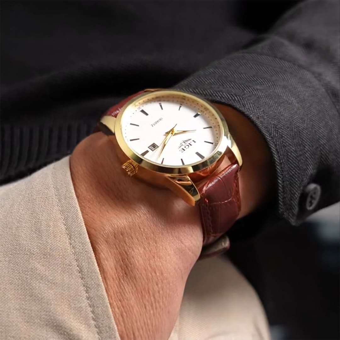 Men’s Watch — Paris (Leather Strap)