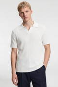 Men’s Ribbed Polo Shirt