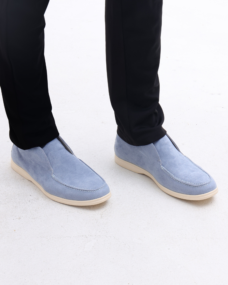 Men’s Old Money Suede Loafers - Mid-Top