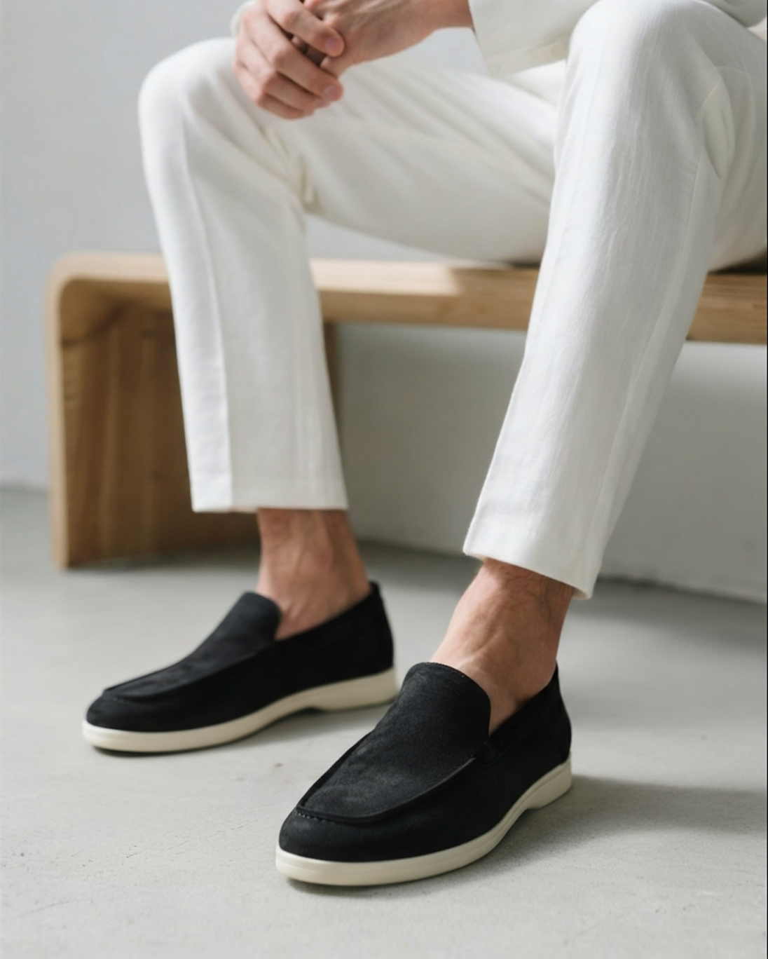 Men’s Old Money Suede Loafers