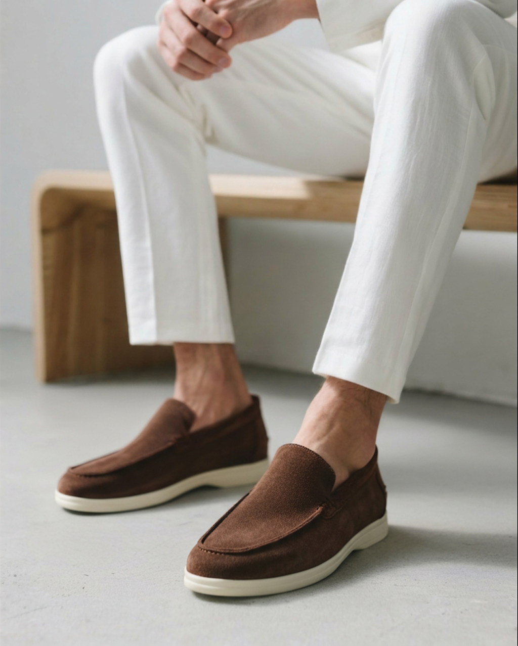 Men’s Old Money Suede Loafers