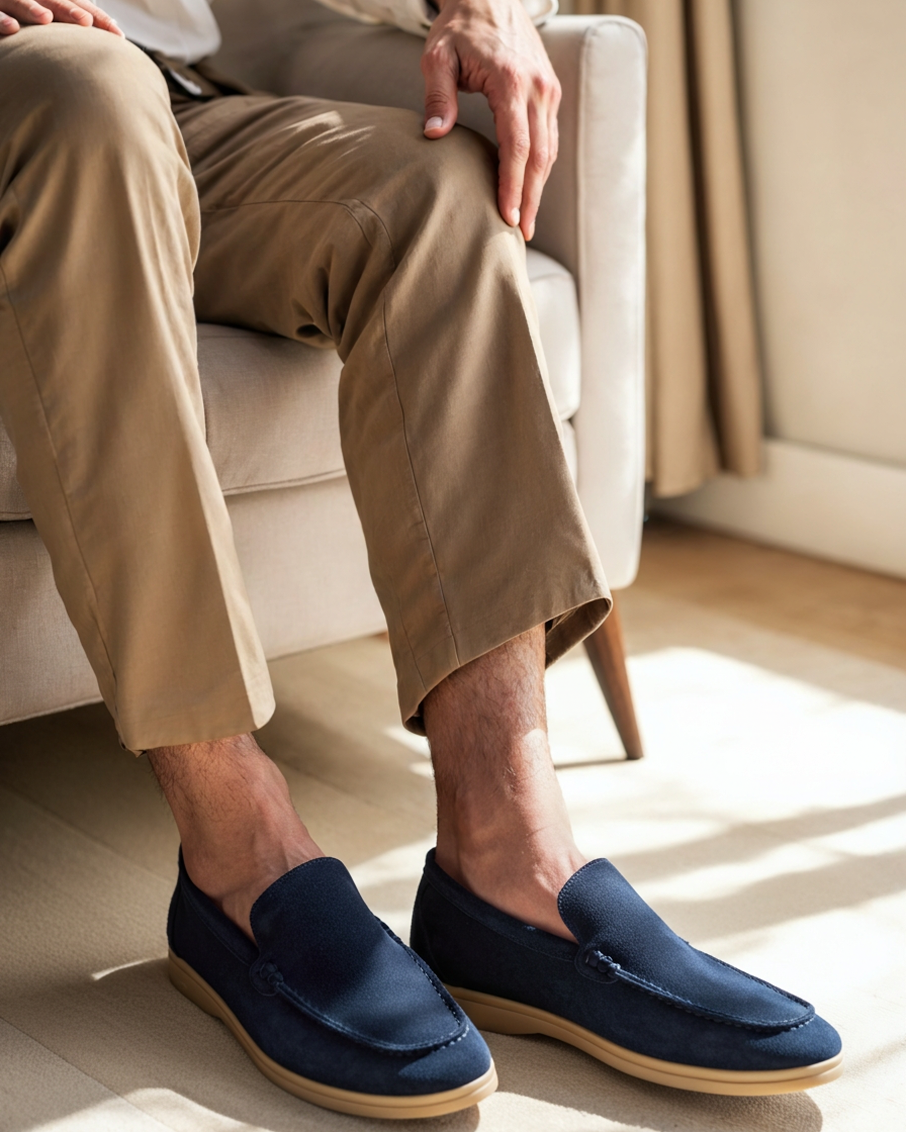 Men’s Old Money Premium Suede Loafers