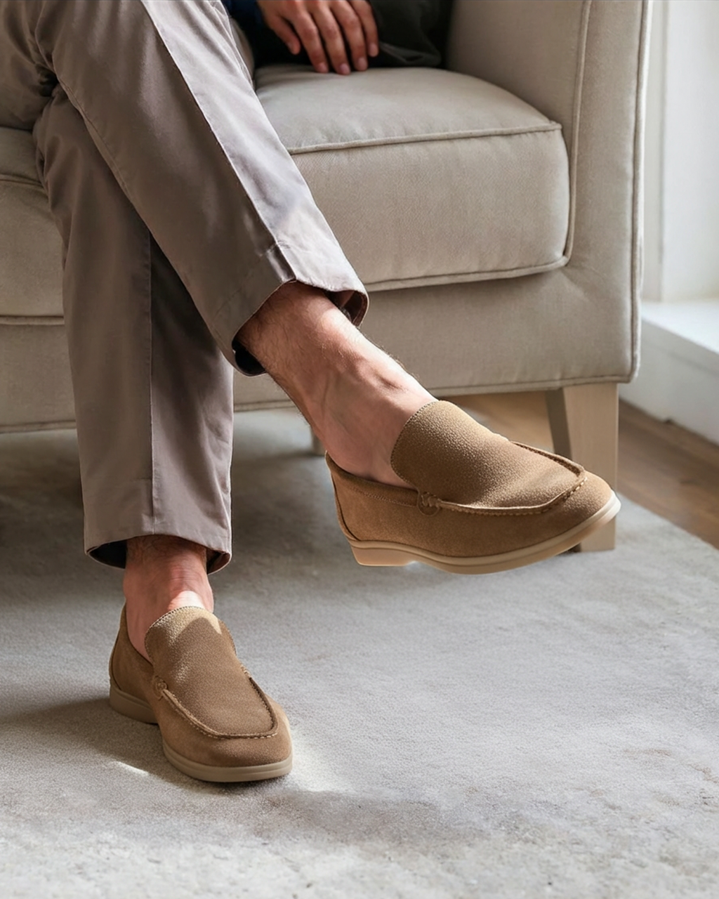 Men’s Old Money Premium Suede Loafers