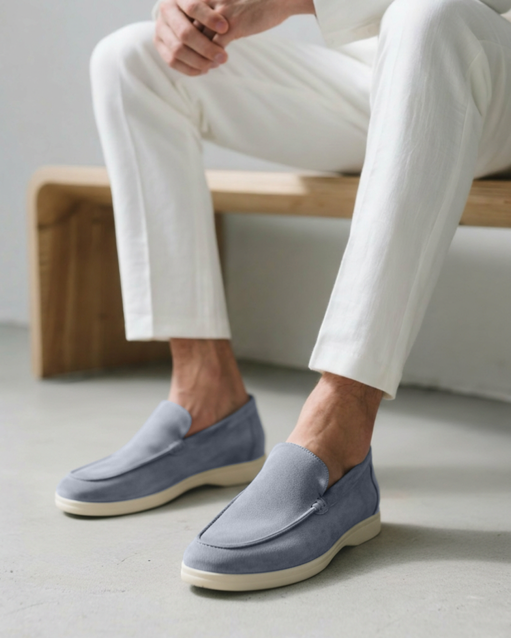 Men’s Old Money Suede Loafers