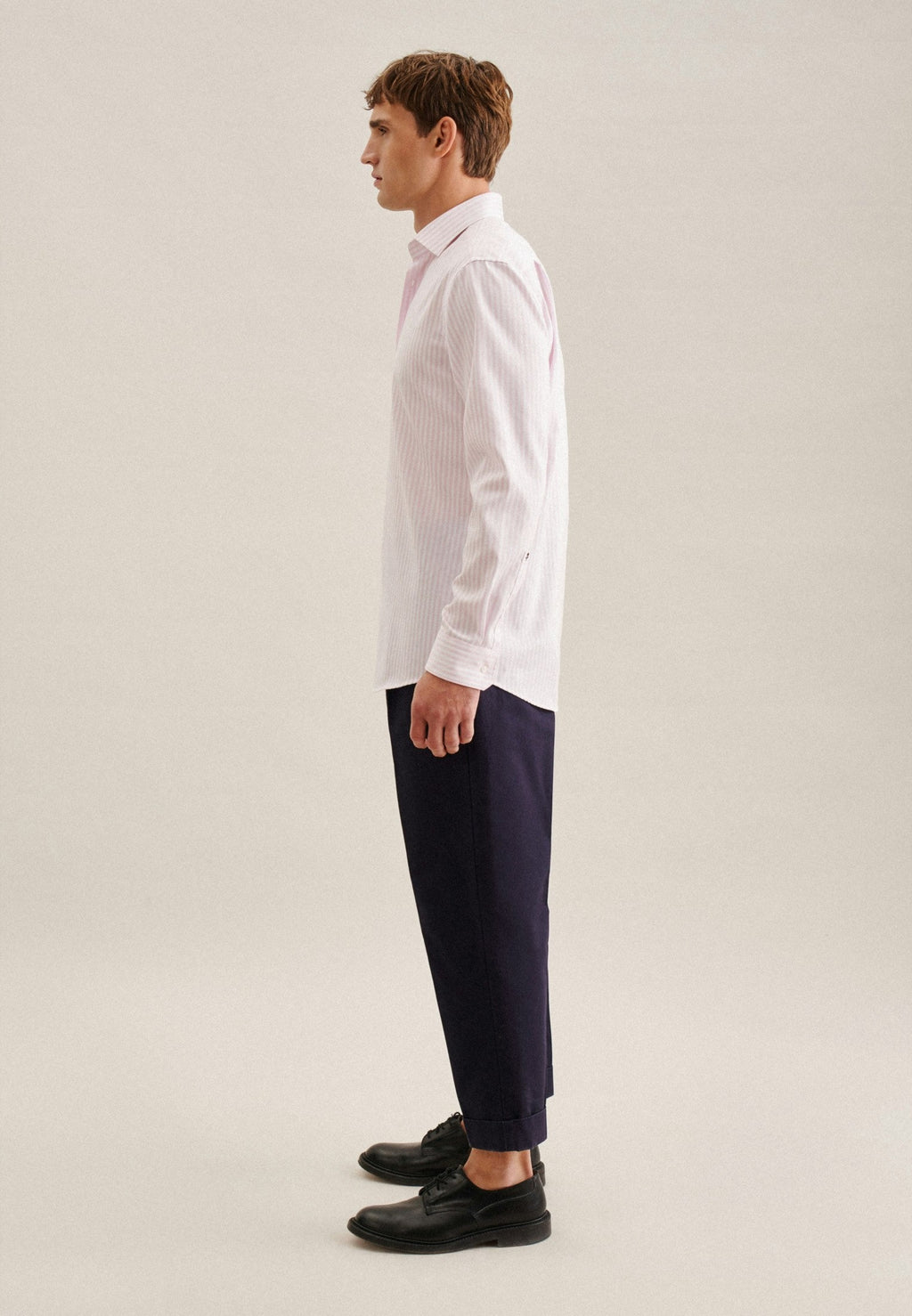 Rully Durham Striped Shirt Pink