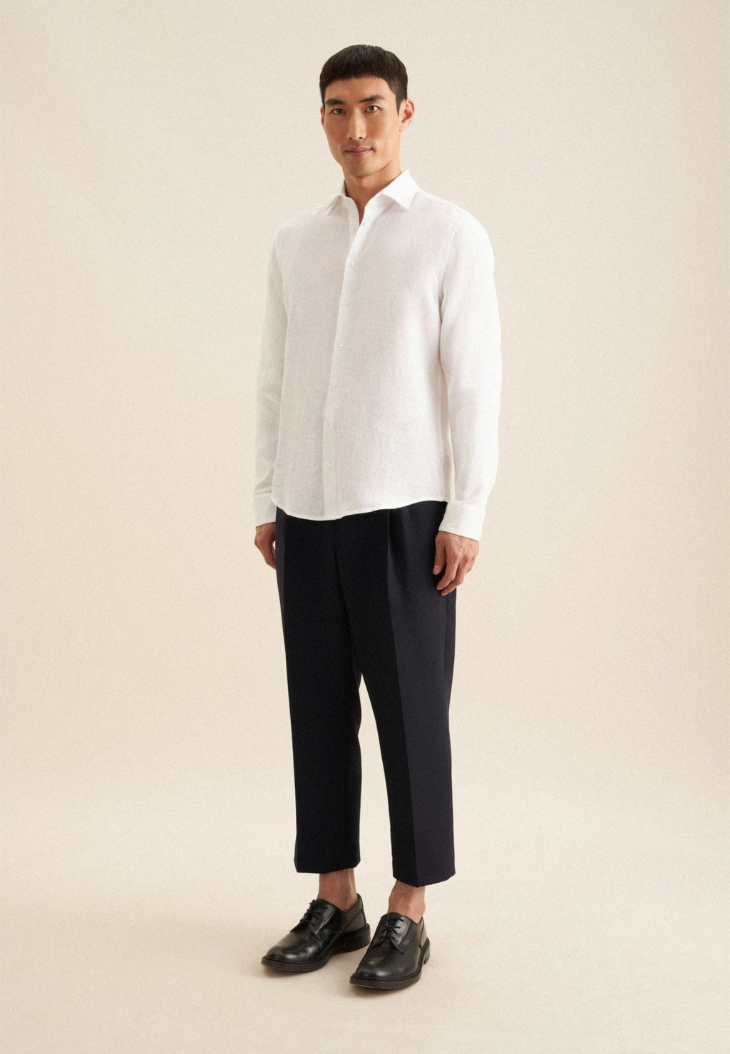 Rully Regent Linen Shirt White