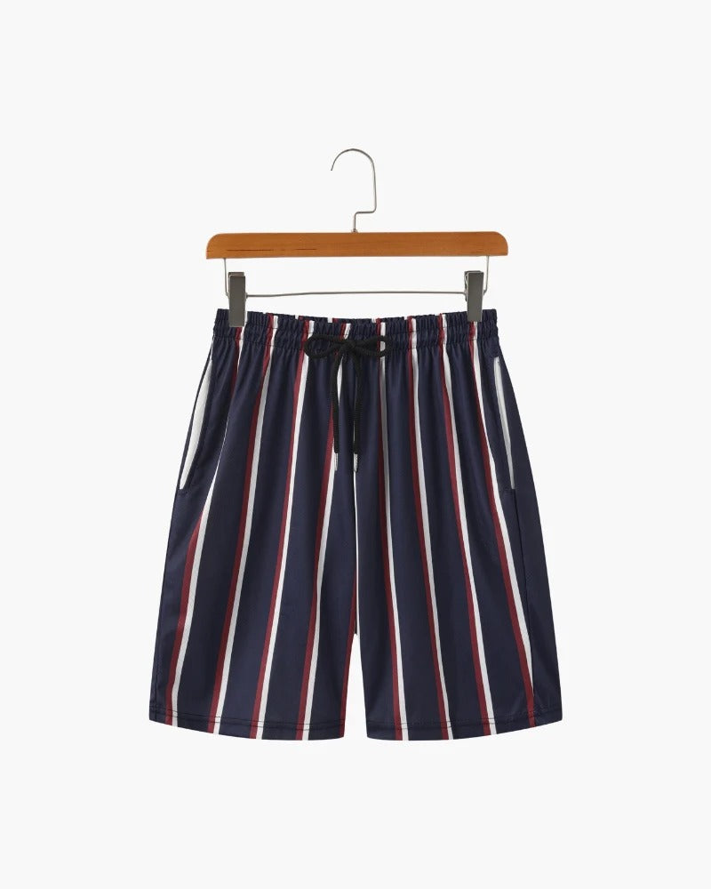Men's Striped Swim Shorts